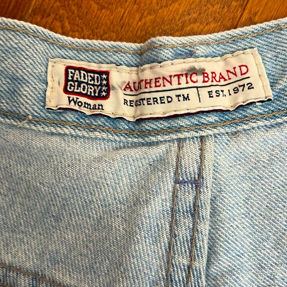 Faded Glory Women High Rise Jean Shorts‎ - Picture 9 of 14